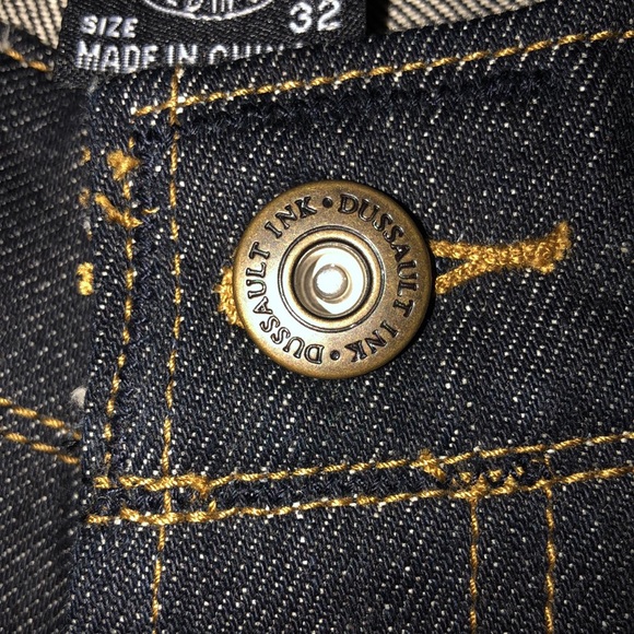 NEW DUSSAULT Custom Denim Ink Jeans-Size 32 x 34 - Picture 5 of 7